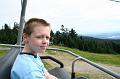 mit dem Sessellift auf Grouse Mountain